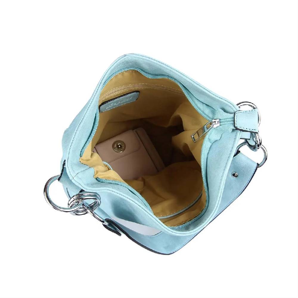 OBC DAMEN TASCHE HOBO-BAG Metallic Shopper Umhängetasche Handtasche Schultertasche Henkeltasche Beuteltasche CrossOver Tote-Bag Blitzverkäufe