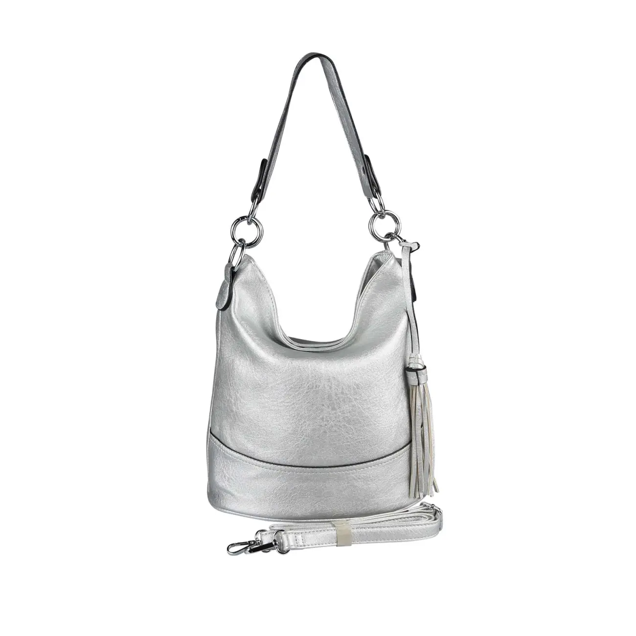 OBC DAMEN TASCHE HOBO-BAG Metallic Shopper Umhängetasche Handtasche Schultertasche Henkeltasche Beuteltasche CrossOver Tote-Bag Blitzverkäufe