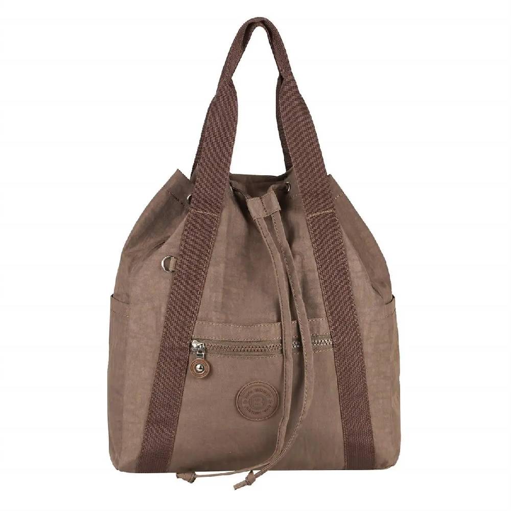 OBC Damen Tasche Rucksack Handtasche Cityrucksack Crinkle Nylon Backpack Schultertasche Damenrucksack Daypack Kostenloser Versand