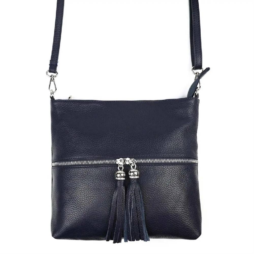 OBC Made in Italy DAMEN LEDER TASCHE Bodybag Schultertasche CrossOver Umhängetasche Handtasche Ledertasche Damentasche Crossbody Rabatt