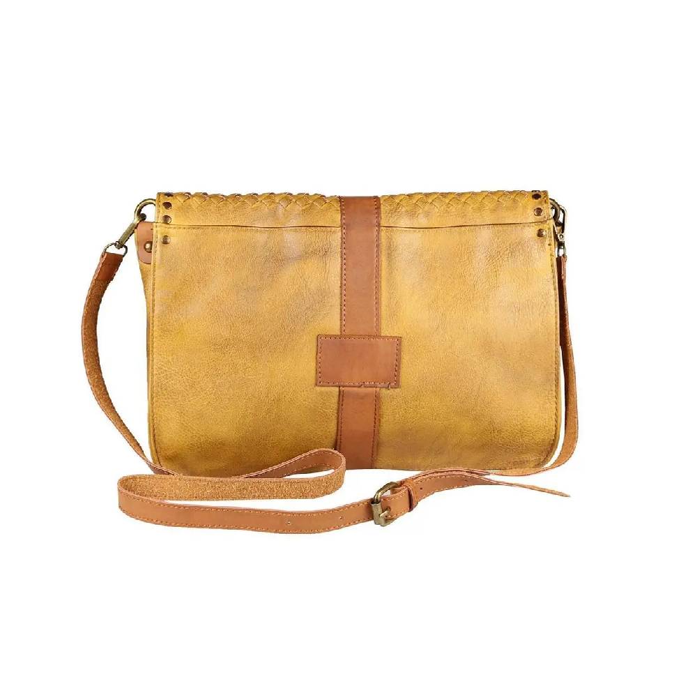 OBC DAMEN Flecht Nieten TASCHE Cross-Over Schultertasche Handtasche Umhängetasche Messenger Bag Leder Optik Saisonale Angebote