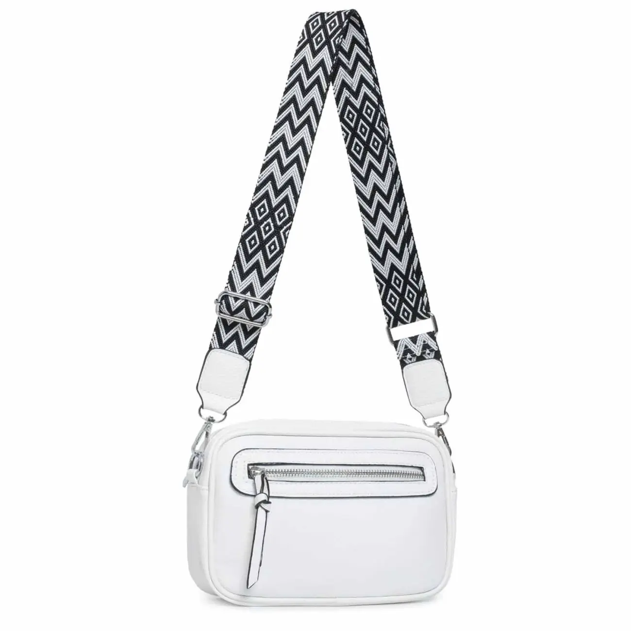 OBC Damen Tasche Umhängetasche Brusttasche Cross Over body Bag Gürteltasche Schultertasche Bauchtasche Hüfttasche Abend Freizeit Reise Leder Optik Riesige Ersparnisse