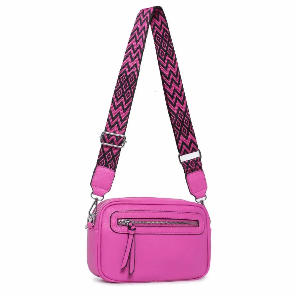 OBC Damen Tasche Umhängetasche Brusttasche Cross Over body Bag Gürteltasche Schultertasche Bauchtasche Hüfttasche Abend Freizeit Reise Leder Optik Riesige Ersparnisse