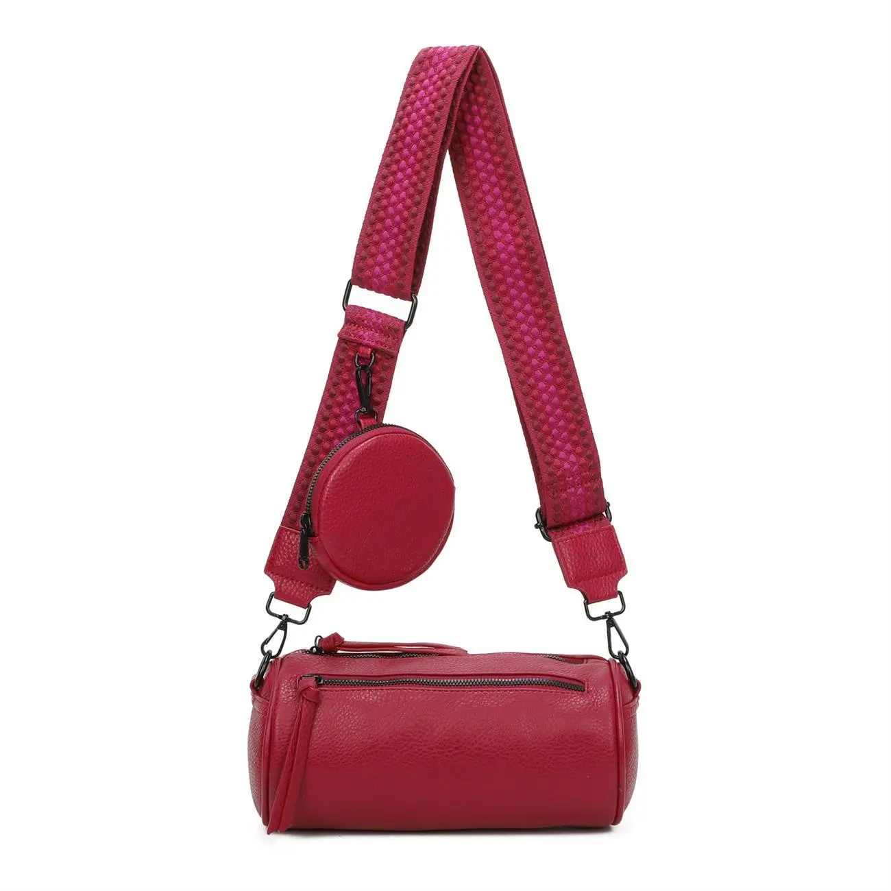 OBC Damen Zylinder Crossbody Tasche Umhängetasche Schultertasche Handtasche Gürteltasche Handytasche Bucket Bag Retro Vintage Messenger VIP-Rabatte