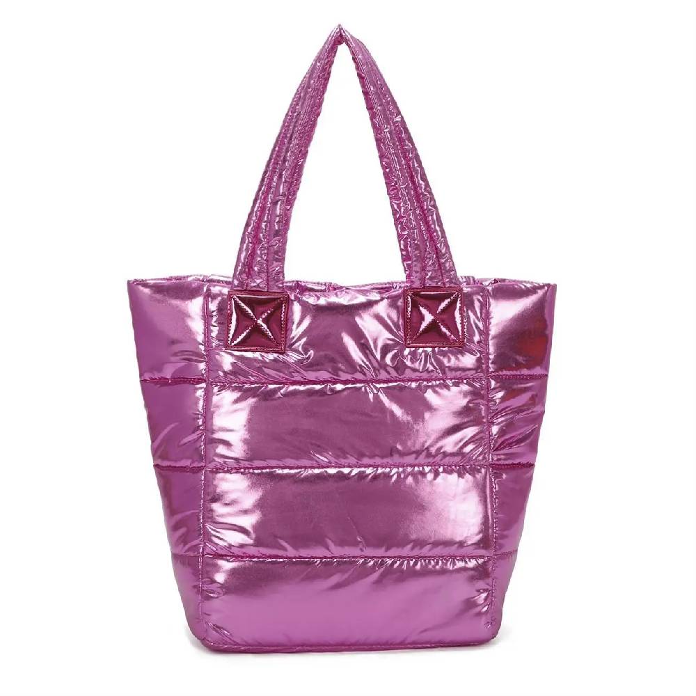 OBC ITALYSHOP24 XXL Damen Tasche Nylontasche Shopper Reisetasche Handtasche Schultertasche Umhängetasche Beuteltasche Weekender Shopping Bag Reisetasche Tiefpreis