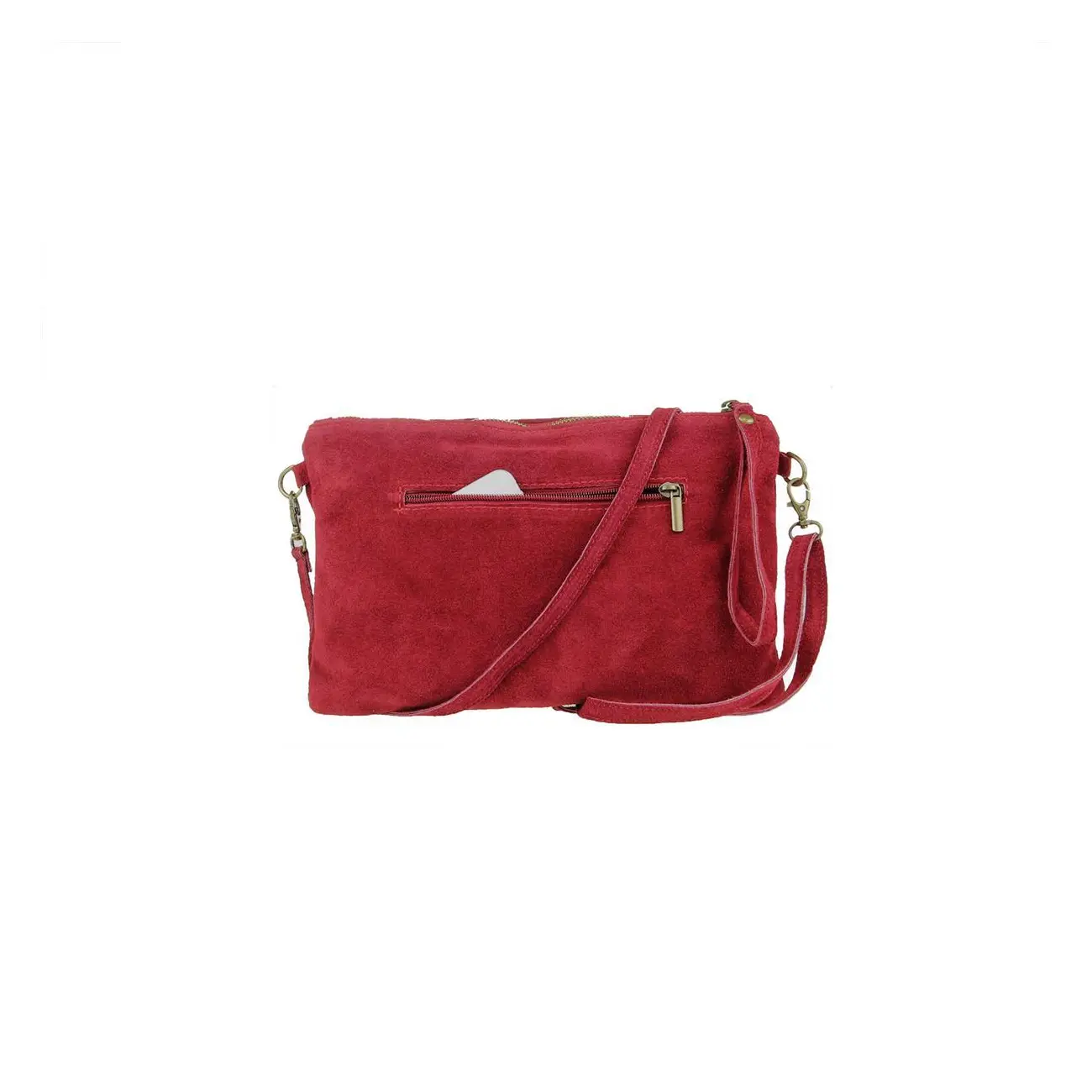 Ital. Stern Tasche Wildleder Ledertasche Schmucktasche Umhängetasche Clutch Borsetta Pochette Schultertasche CrossOver Abendtasche Begrenzte Freigabe