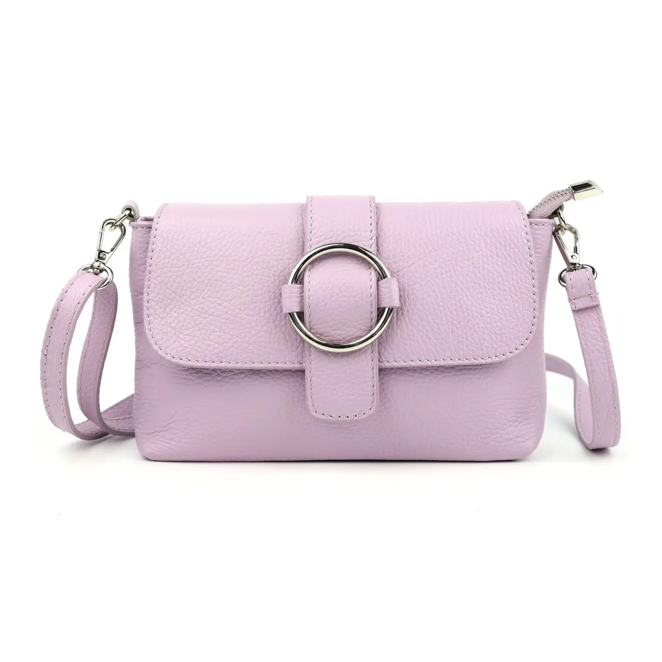 MADE in ITALY Damen LEDER TASCHE Umhängetasche Cross Over Body Messenger Bag Echtleder Ledertasche Schultertasche Brusttasche Hüfttasche Gürteltasche Clutch Abendtasche Letzte 3 Tage
