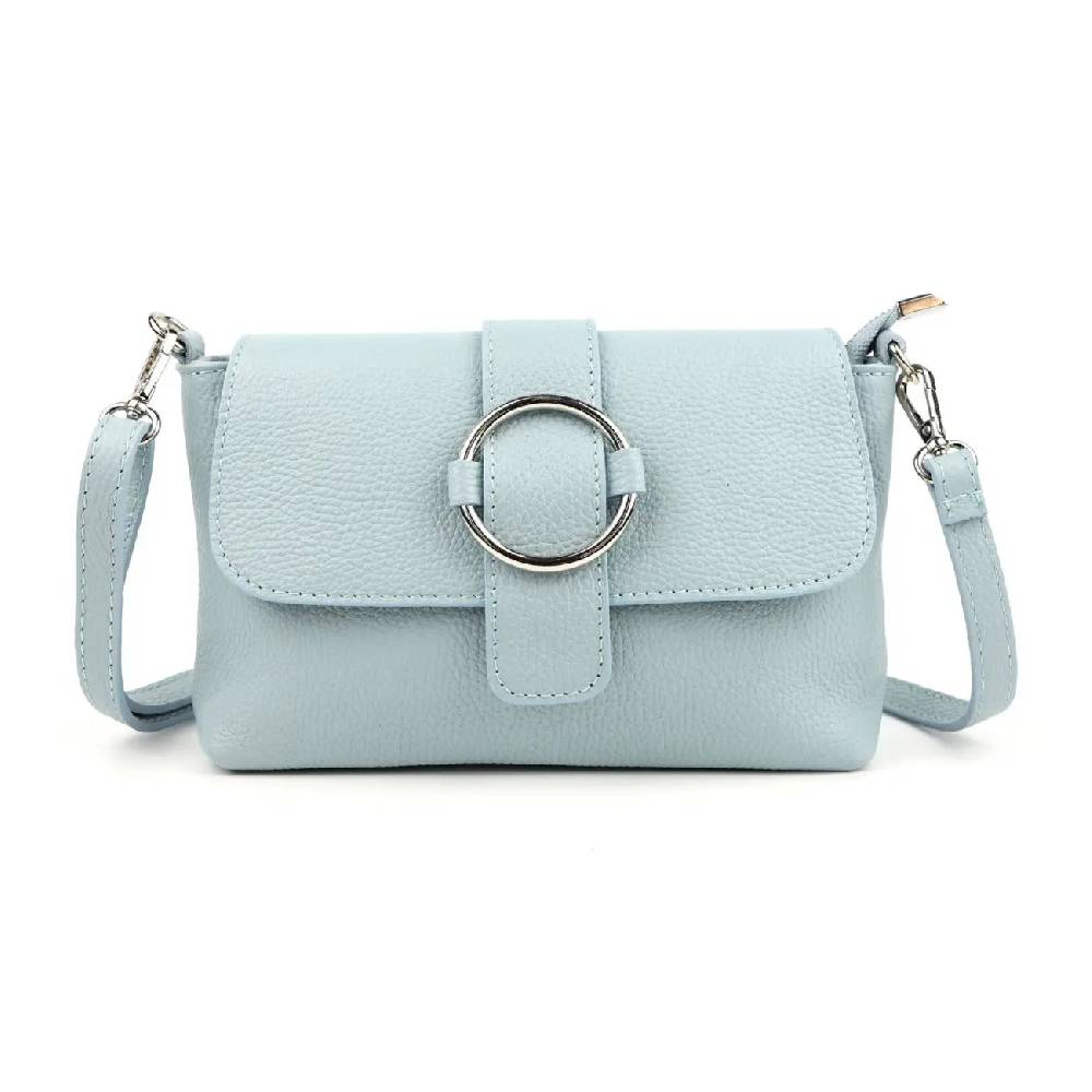 MADE in ITALY Damen LEDER TASCHE Umhängetasche Cross Over Body Messenger Bag Echtleder Ledertasche Schultertasche Brusttasche Hüfttasche Gürteltasche Clutch Abendtasche Letzte 3 Tage
