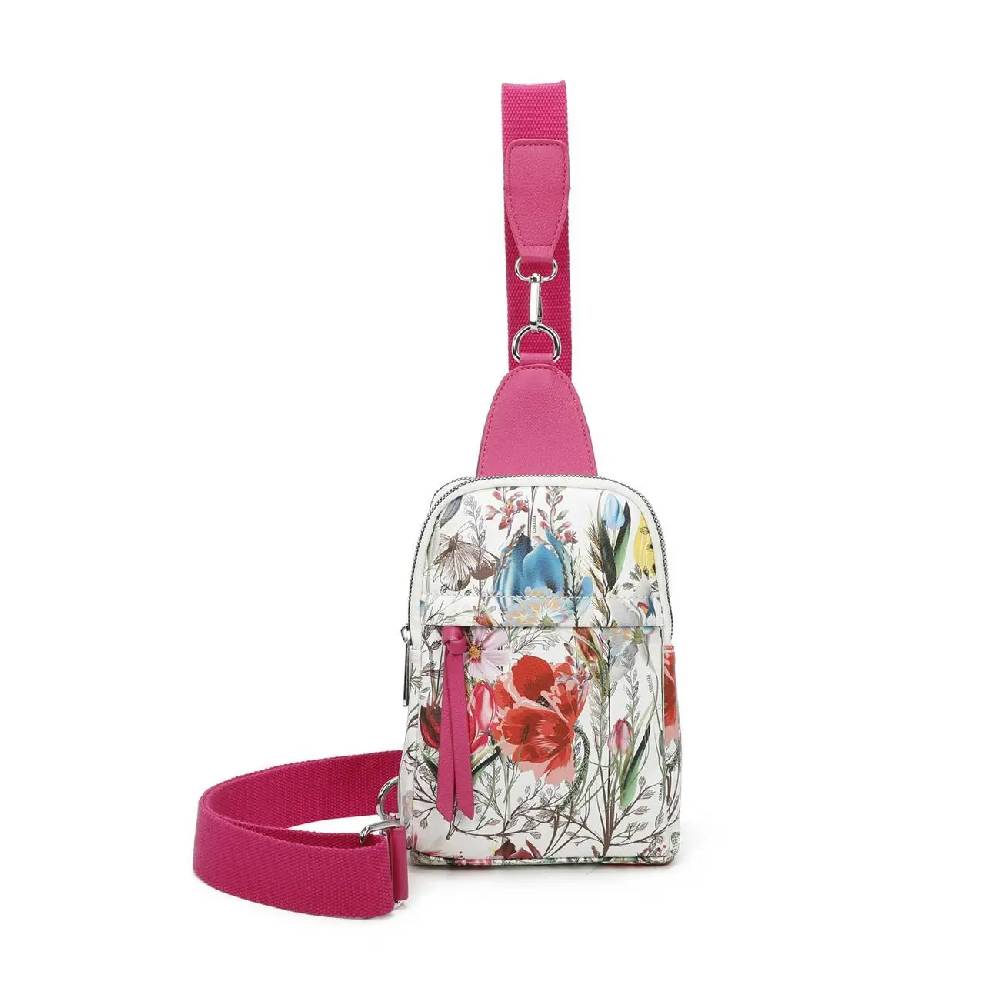 OBC Damen Blumen Bodybag Sling Tasche Rucksack Gürteltasche Crossbag Crossover Schultertasche Crossbody Brusttasche Smartphone-Umhängetasche Bis zu 60% Rabatt