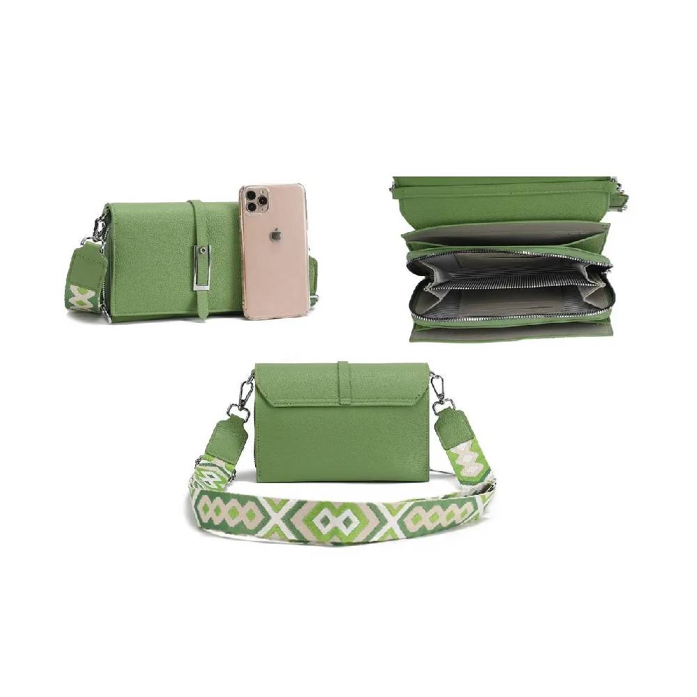 OBC DAMEN TASCHE Cross Over Body Bag Brusttasche Umhängetasche Schultertasche Brieftasche Smartphone Geldbörse Geldtasche Abend Handy Clutch Kartenetui Nur noch ein Tag übrig