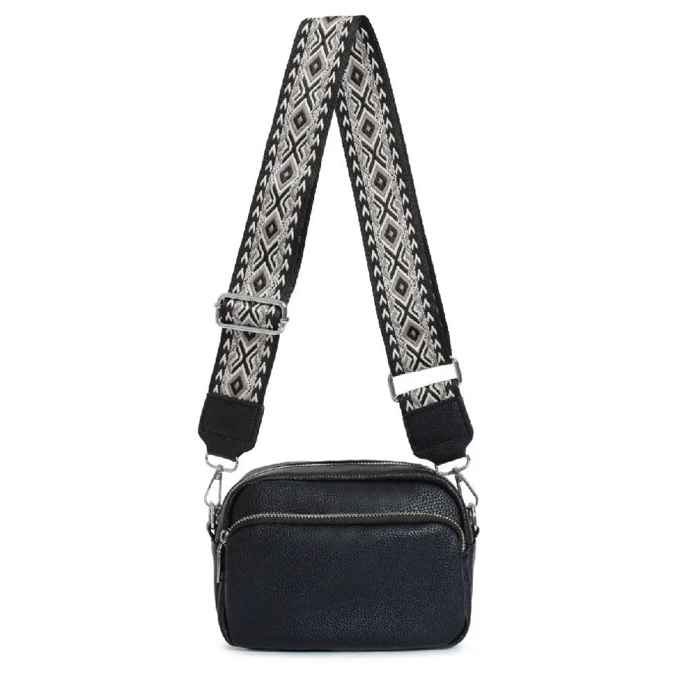 OBC Damen Tasche Umhängetasche Crossbody Bag Brusttasche Muster Gürtel Crossover Bodybag Gürteltasche Schultertasche Bauchtasche Handytasche Hüfttasche Fabrikladen