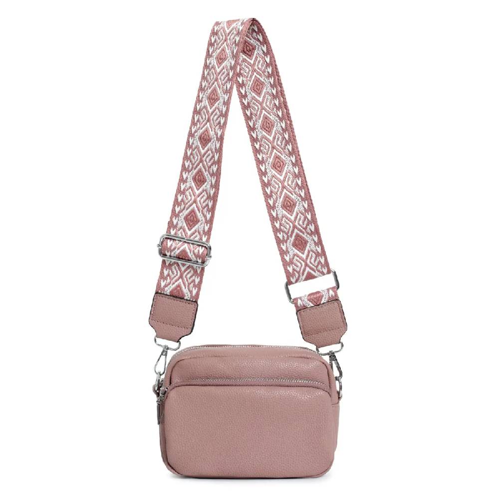 OBC Damen Tasche Umhängetasche Crossbody Bag Brusttasche Muster Gürtel Crossover Bodybag Gürteltasche Schultertasche Bauchtasche Handytasche Hüfttasche Fabrikladen