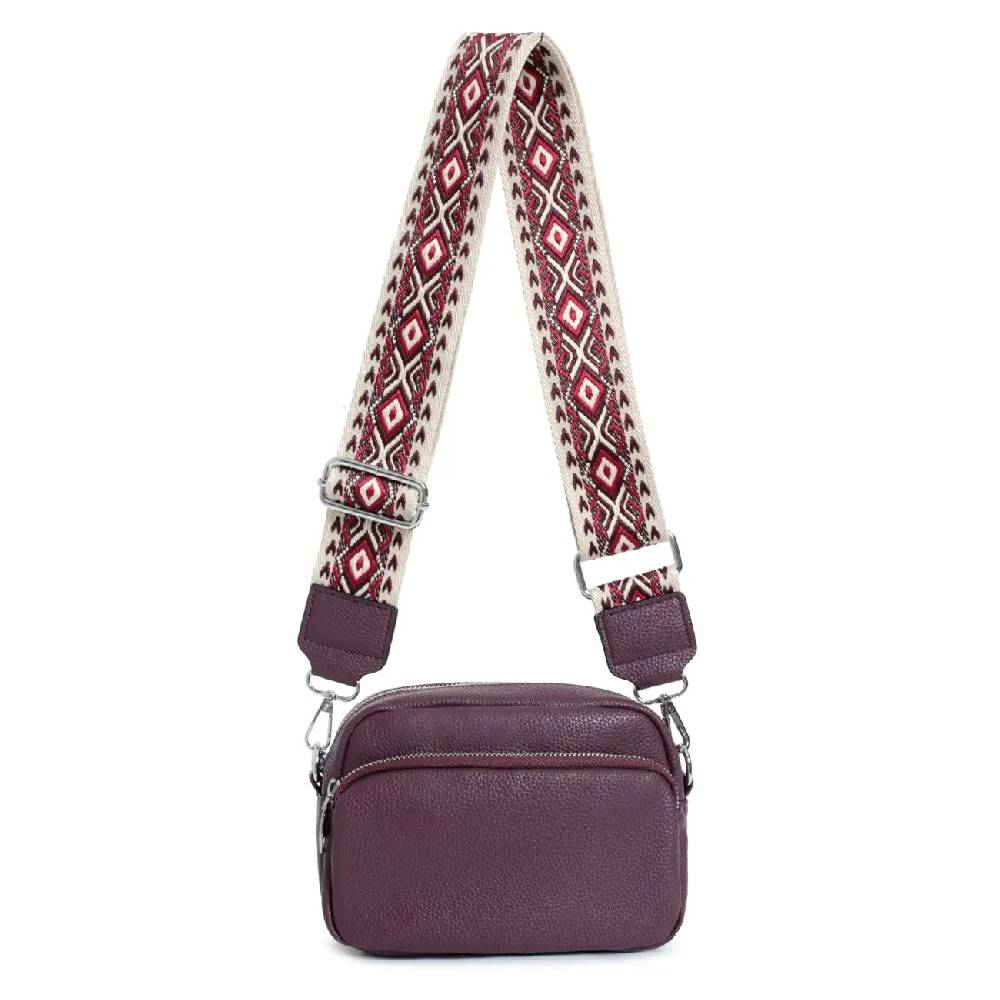 OBC Damen Tasche Umhängetasche Crossbody Bag Brusttasche Muster Gürtel Crossover Bodybag Gürteltasche Schultertasche Bauchtasche Handytasche Hüfttasche Fabrikladen