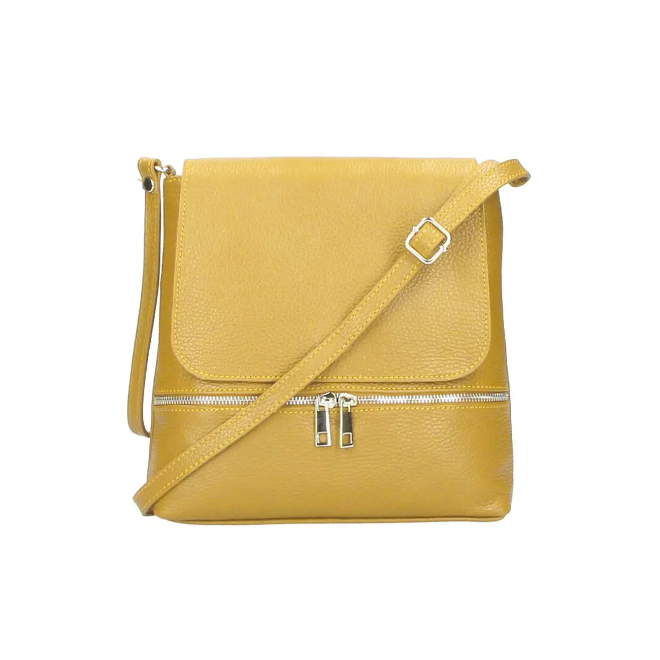 OBC Made in Italy DAMEN LEDER TASCHE Messenger Crossbody Handtasche Schultertasche CrossOver Umhängetasche Shopper Damentasche Überschlagtasche Tablettasche bis ca. 7-9 Zoll Black Friday Preise