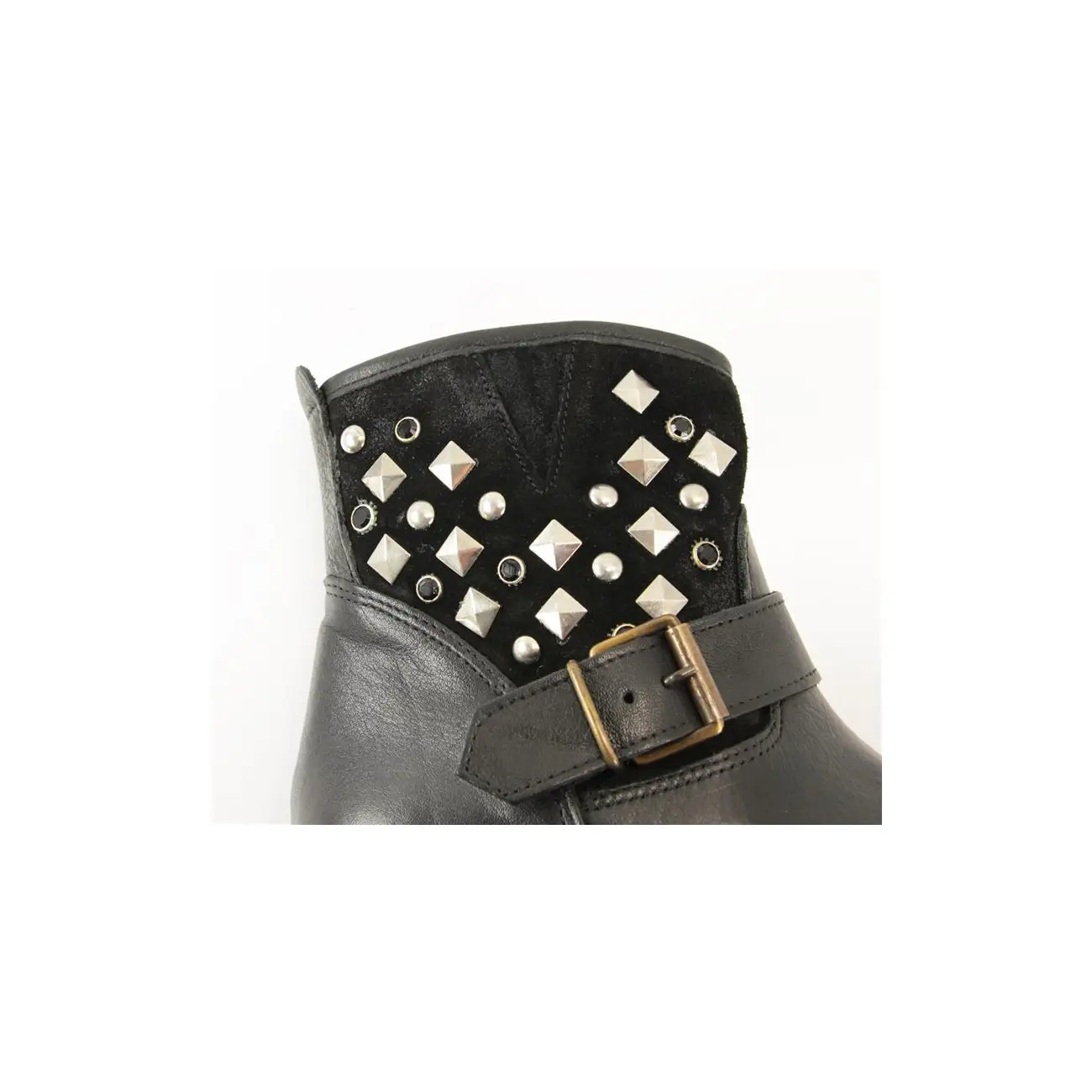 Ovye by Cristina Lucchi echt Leder Stiefel Stiefeletten Schuhe Ankle Boots Biker Rabatte dieses Monats