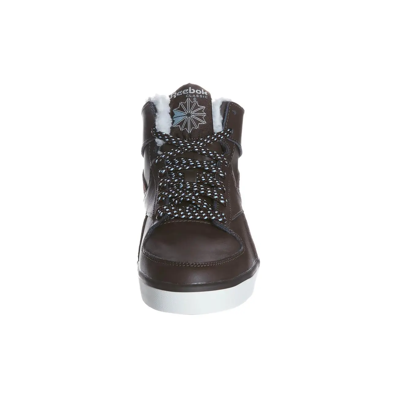 Reebok HAZELBORO M Braun Classic High-Top Leder Damen High Sneaker Winter Schuhe warm gefüttert Auslauf