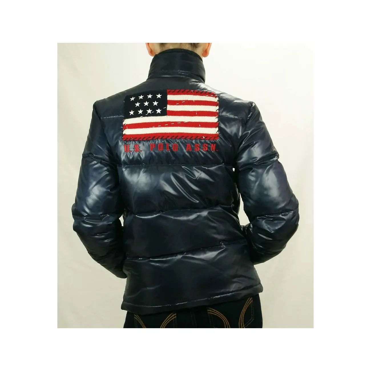 US Polo ASSN USA Flagge WinterJacke Jacke Daunenjacke Jacke Steppjacke im Angebot
