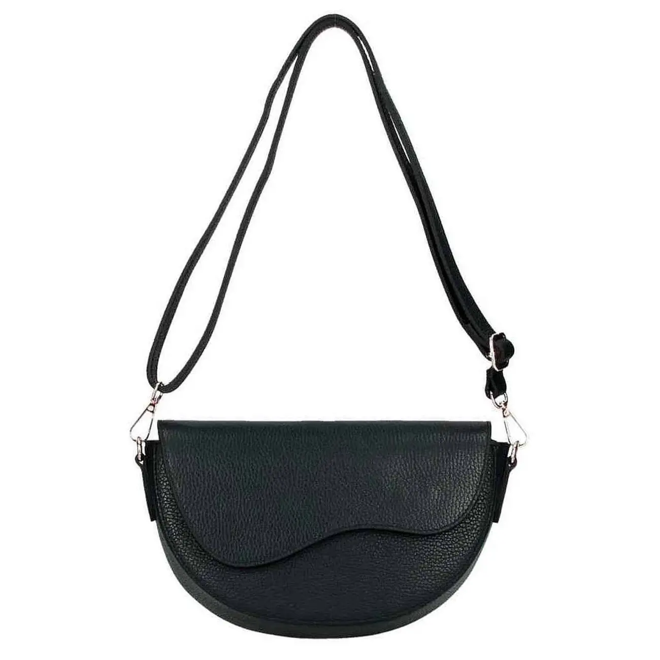 OBC MADE IN ITALY DAMEN LEDER TASCHE Saddle Bag Satteltasche Schultertasche Ledertasche Umhängetasche Brusttasche Cross Over Body Meist gekauft