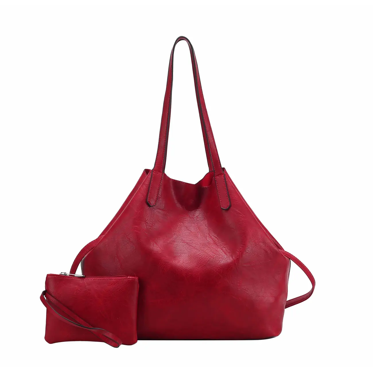 OBC Damen XXL Tasche Set 3in1 Shopper Handtasche Crossbody Hobo Bag Schultertasche Umhängetasche Cross-Over DIN-A4 Damentasche Reisetasche Beuteltasche Leder Optik Fabrik Onlineshop