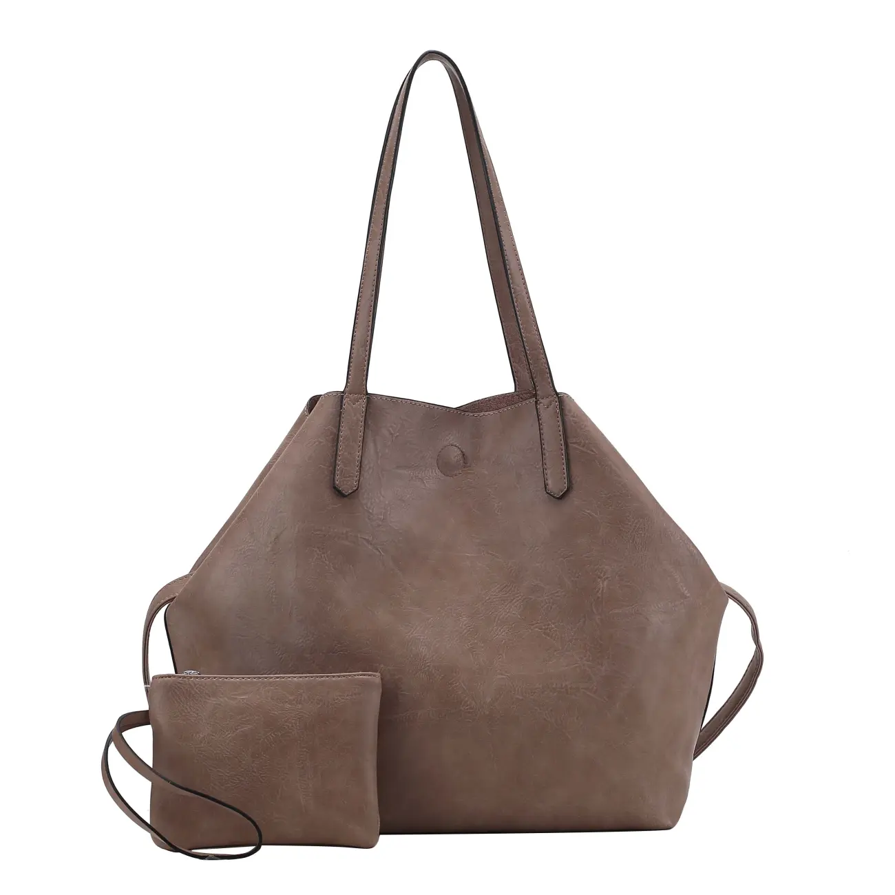 OBC Damen XXL Tasche Set 3in1 Shopper Handtasche Crossbody Hobo Bag Schultertasche Umhängetasche Cross-Over DIN-A4 Damentasche Reisetasche Beuteltasche Leder Optik Fabrik Onlineshop