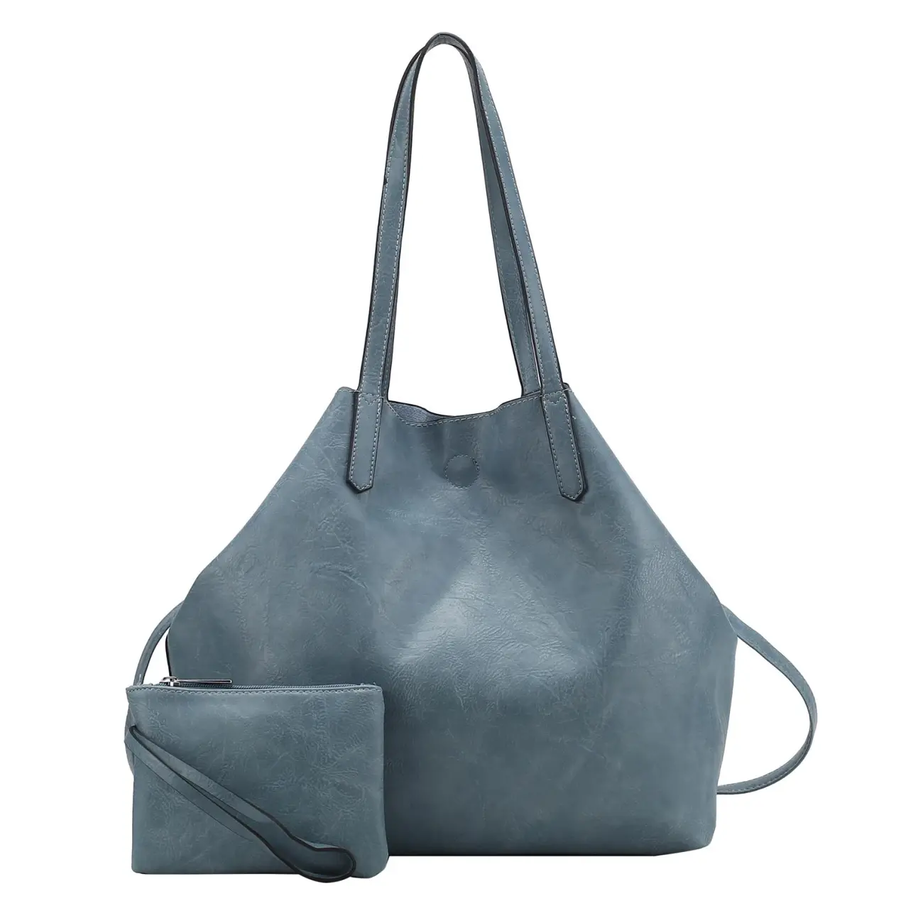 OBC Damen XXL Tasche Set 3in1 Shopper Handtasche Crossbody Hobo Bag Schultertasche Umhängetasche Cross-Over DIN-A4 Damentasche Reisetasche Beuteltasche Leder Optik Fabrik Onlineshop