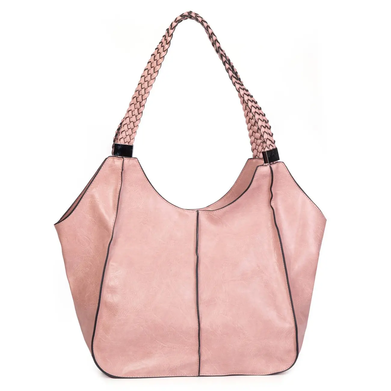 OBC DAMEN XXL Tasche Schultertasche Shopper Businesstasche Umhängetasche Workbag Henkeltasche Reisetasche FLECHTOPTIK Henkel Leder Optik Fabrikpreis