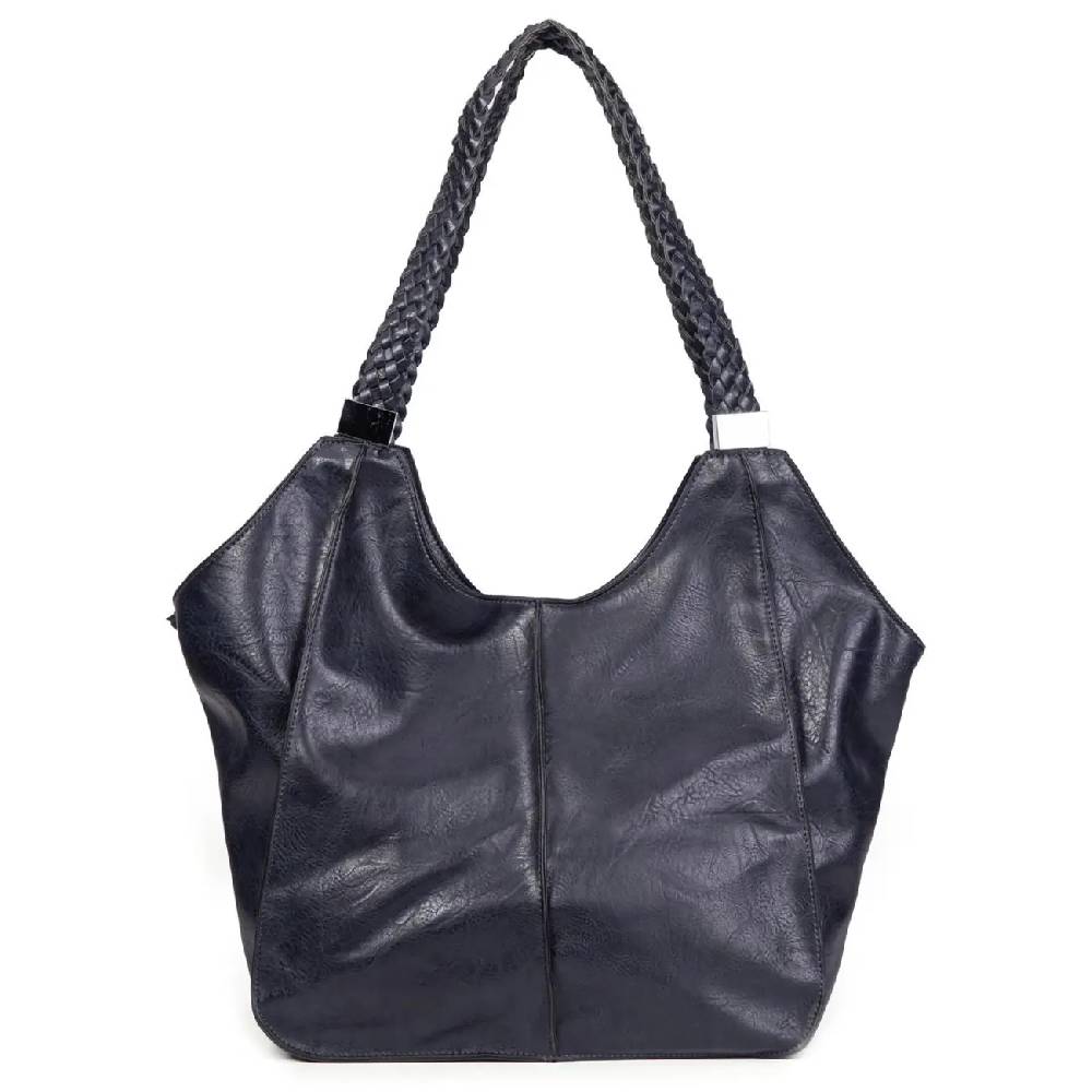 OBC DAMEN XXL Tasche Schultertasche Shopper Businesstasche Umhängetasche Workbag Henkeltasche Reisetasche FLECHTOPTIK Henkel Leder Optik Fabrikpreis