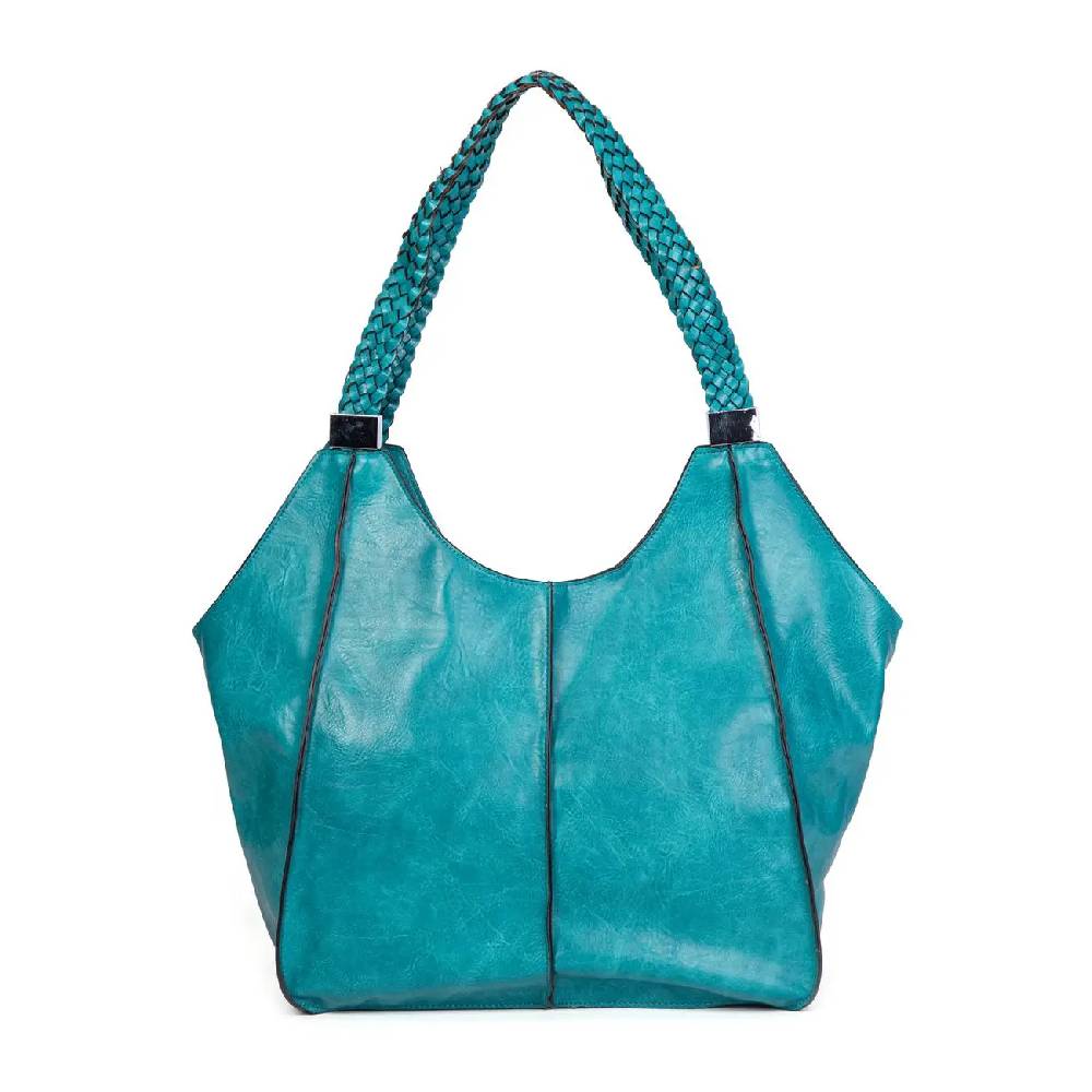 OBC DAMEN XXL Tasche Schultertasche Shopper Businesstasche Umhängetasche Workbag Henkeltasche Reisetasche FLECHTOPTIK Henkel Leder Optik Fabrikpreis
