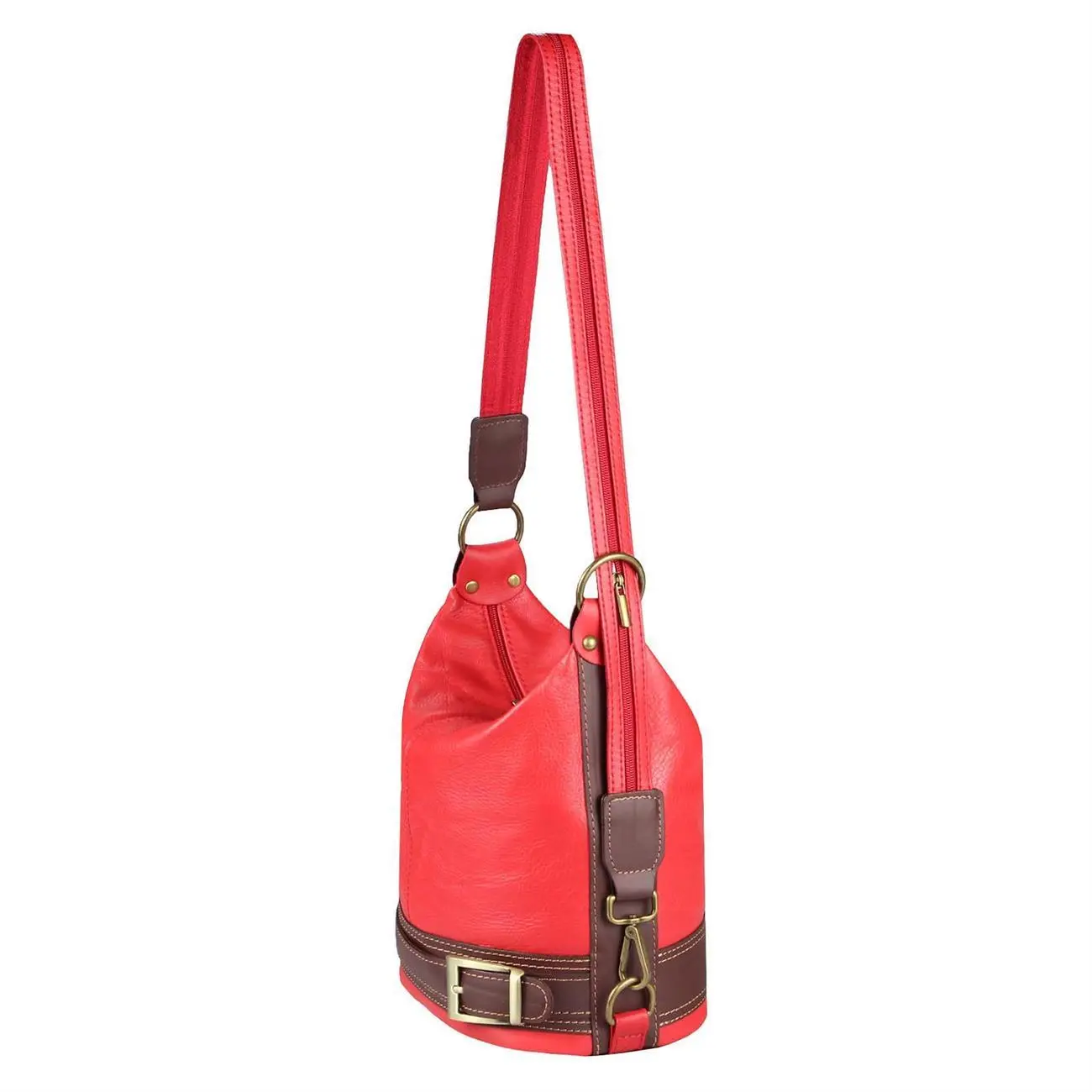 Made in Italy DAMEN LEDER TASCHE Rucksack Schultertasche Lederrucksack Ledertasche Sonderangebot
