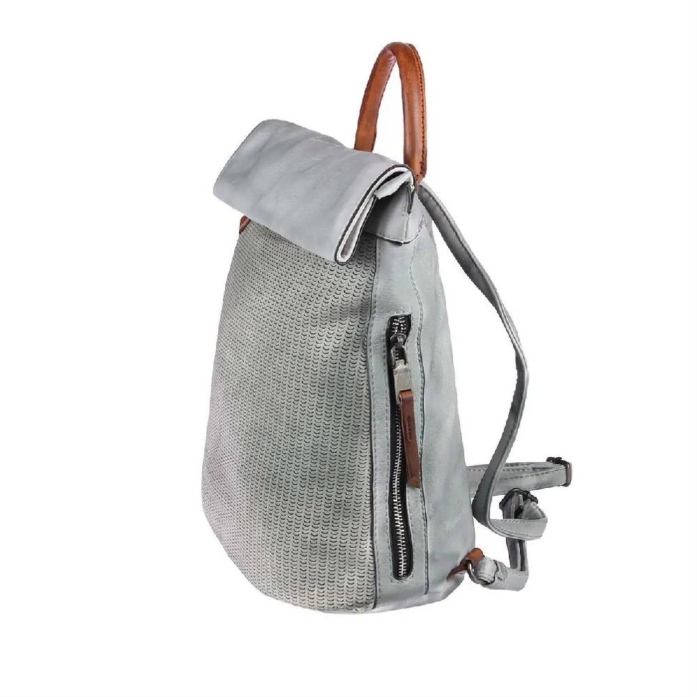 OBC DAMEN LEDER RUCKSACK TASCHE Cityrucksack USED LOOK Schultertasche Handtasche Shopper Blogger Backpack Daypack Günstig kaufen