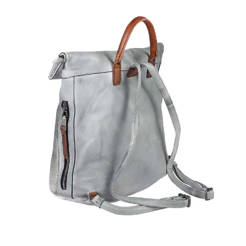 OBC DAMEN LEDER RUCKSACK TASCHE Cityrucksack USED LOOK Schultertasche Handtasche Shopper Blogger Backpack Daypack Günstig kaufen