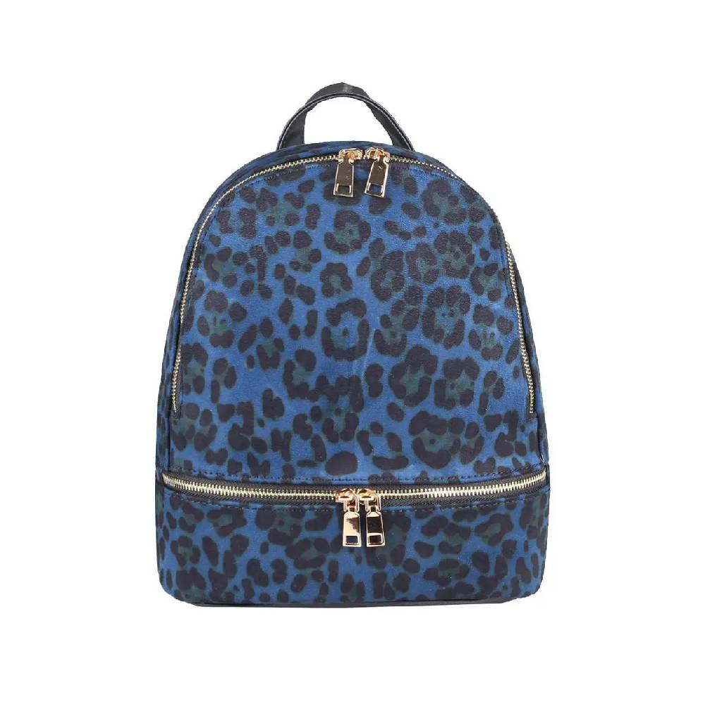 DAMEN Leopardenmuster Rucksack Backpack Cityrucksack Stadtrucksack LEOPARD PRINT Schultertasche Handtasche Mädchen Daypack Großer Ausverkauf