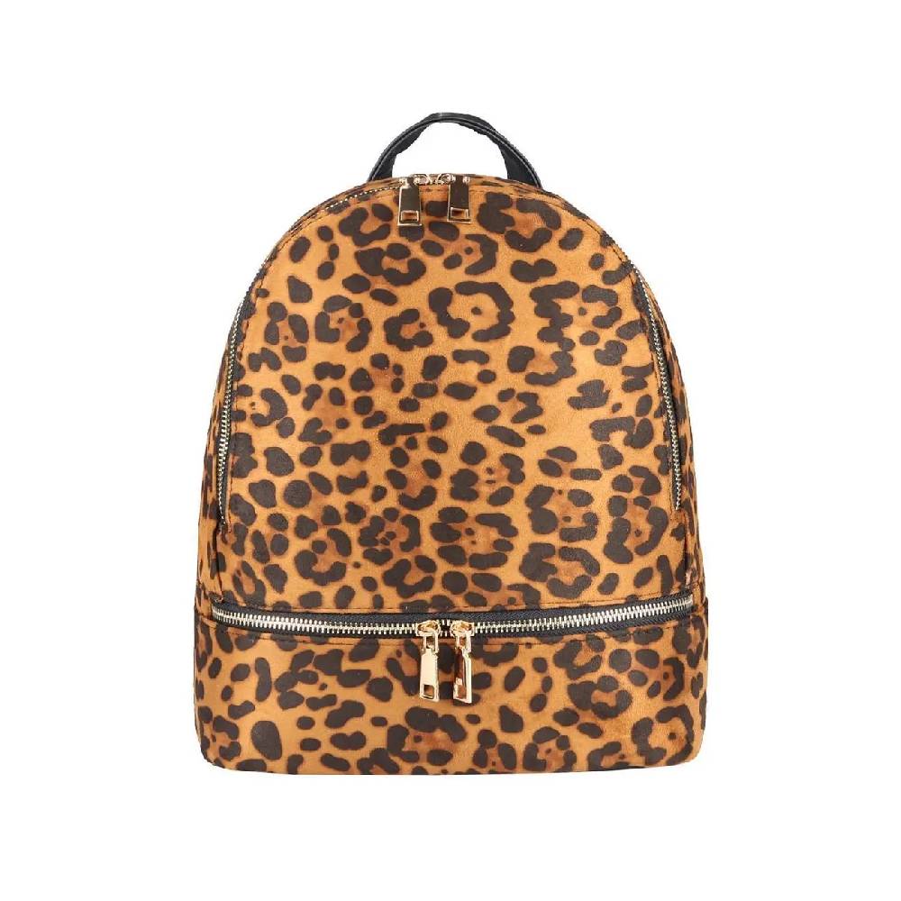 DAMEN Leopardenmuster Rucksack Backpack Cityrucksack Stadtrucksack LEOPARD PRINT Schultertasche Handtasche Mädchen Daypack Großer Ausverkauf
