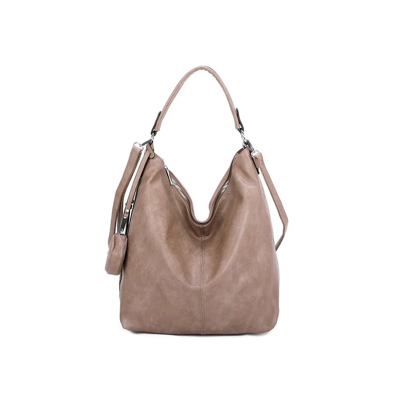 OBC DAMEN TASCHE SHOPPER Hobo-Bag Schultertasche Umhängetasche Handtasche Damentasche Reisetasche Beuteltasche Leder Optik Exklusivangebot