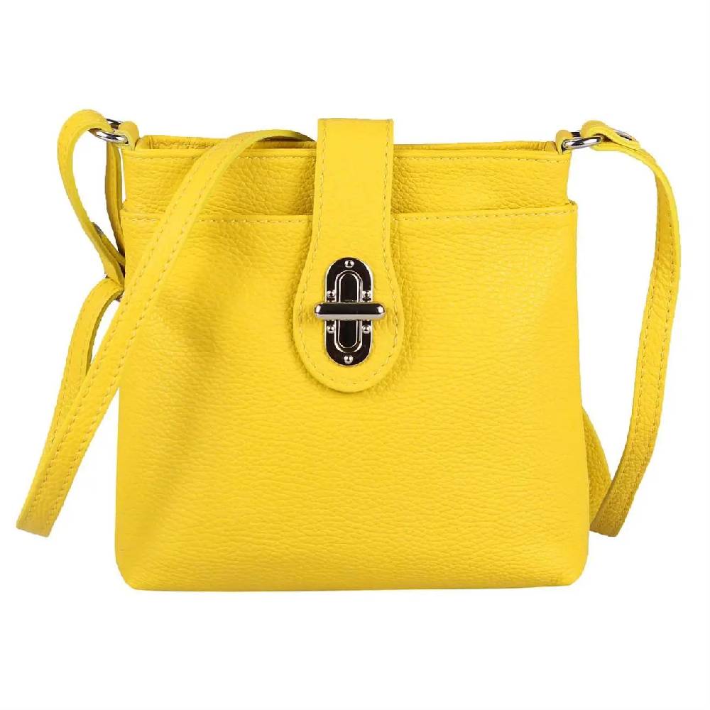 MADE IN ITALY LEDER TASCHE Schultertasche CrossOver Umhängetasche Crossbody Henkeltasche Damentasche Muttertagsangebot