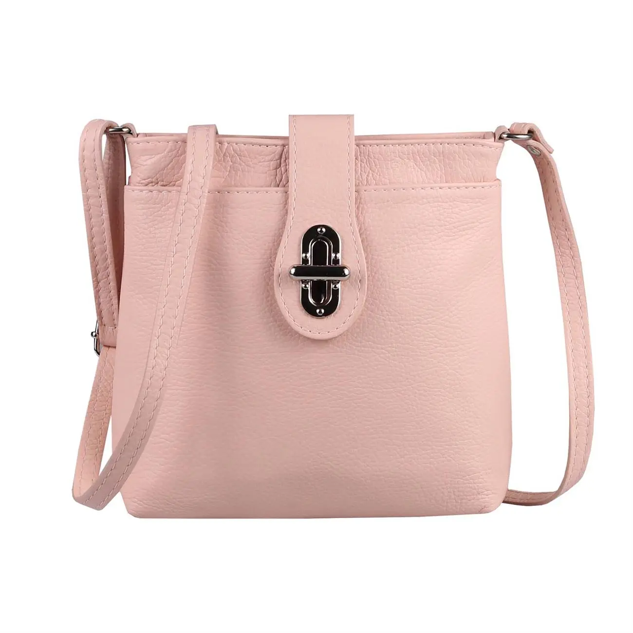 MADE IN ITALY LEDER TASCHE Schultertasche CrossOver Umhängetasche Crossbody Henkeltasche Damentasche Muttertagsangebot