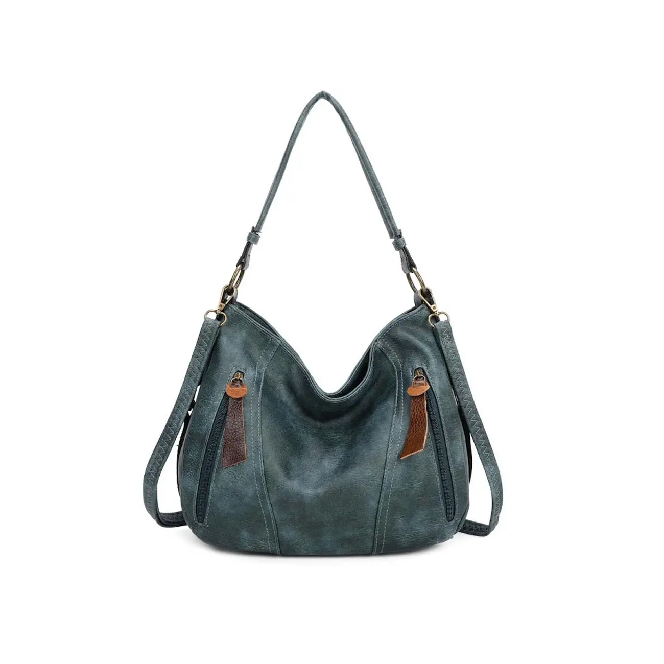 OBC Damen Tasche Shopper Hobo-Bag Schultertasche Leder Optik Umhängetasche Handtasche Crossover Reisetasche Beuteltasche Handtasche Lagerräumung