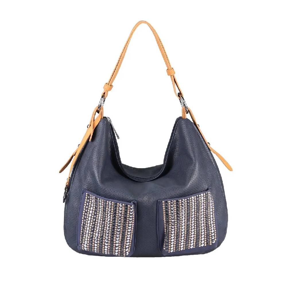DAMEN SHOPPER TASCHE HANDTASCHE Henkeltasche Schultertasche Umhängetasche Hobo-Bag Beuteltasche Nieten Cross-Over Reisetasche Saisonale Angebote