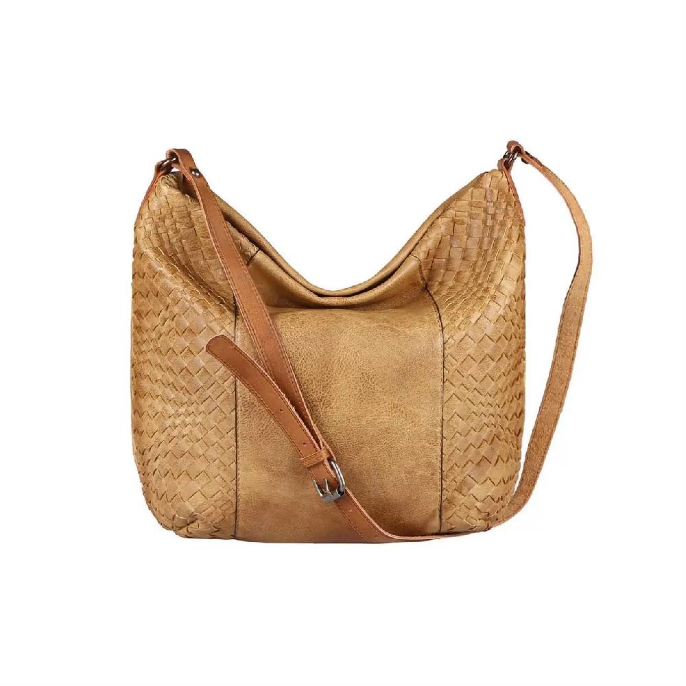 OBC DAMEN TASCHE SHOPPER Flechtoptik Ledertasche Hobo Bag Schultertasche Umhängetasche CrossOver CROSSBODY Henkeltasche Beuteltasche Räumungsverkauf