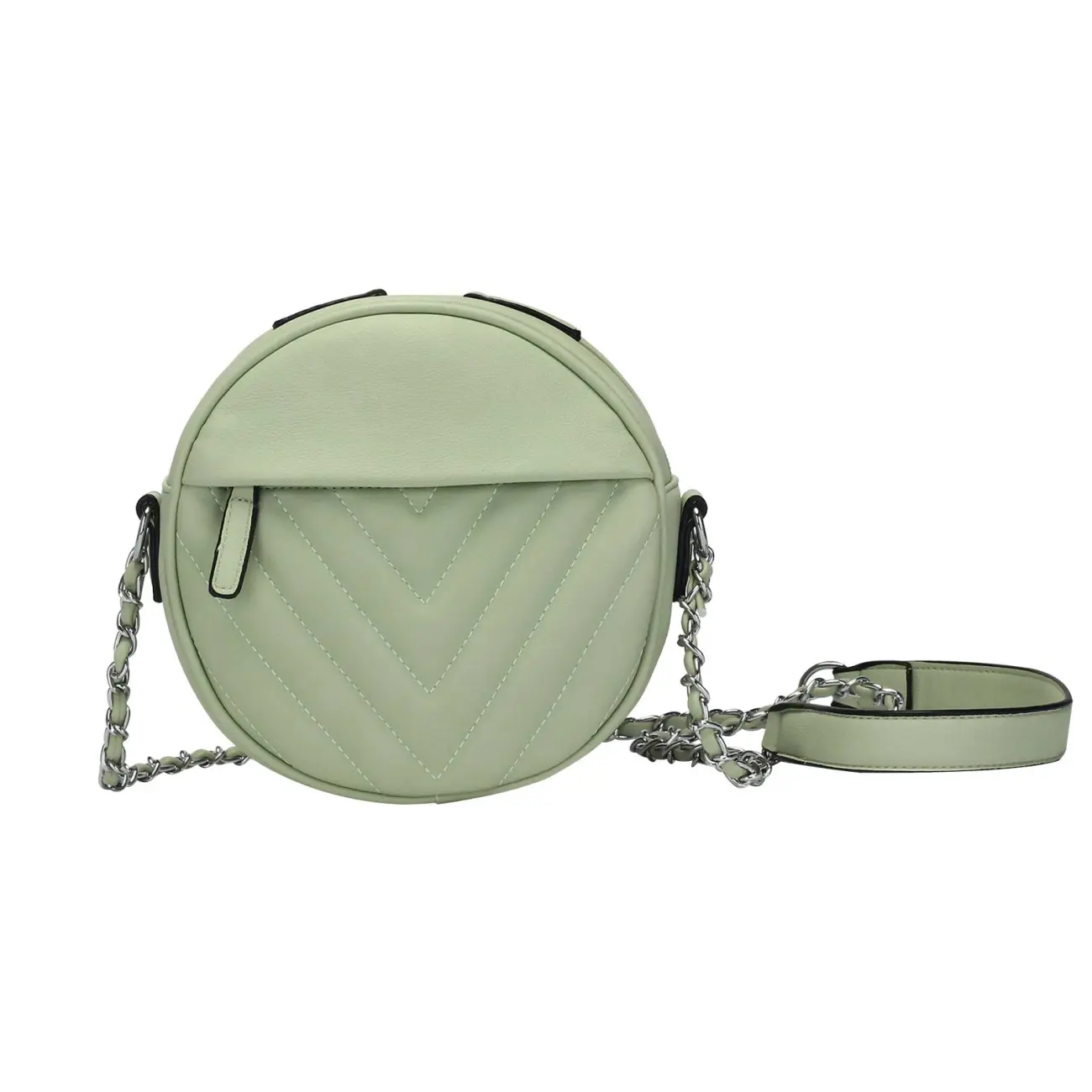 OBC DAMEN TASCHE HANDTASCHE Schultertasche Kettengurt V-Print Umhängetasche Handytasche Cross-Over kleine Clutch Tiefpreis
