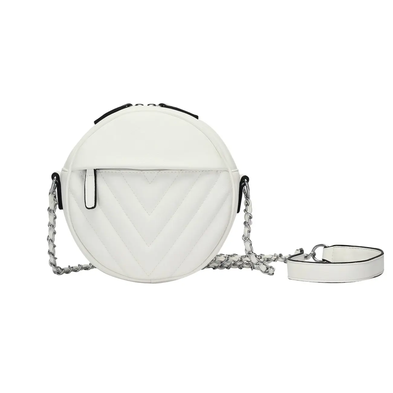OBC DAMEN TASCHE HANDTASCHE Schultertasche Kettengurt V-Print Umhängetasche Handytasche Cross-Over kleine Clutch Tiefpreis