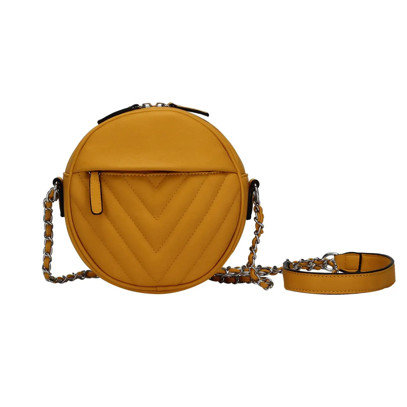 OBC DAMEN TASCHE HANDTASCHE Schultertasche Kettengurt V-Print Umhängetasche Handytasche Cross-Over kleine Clutch Tiefpreis