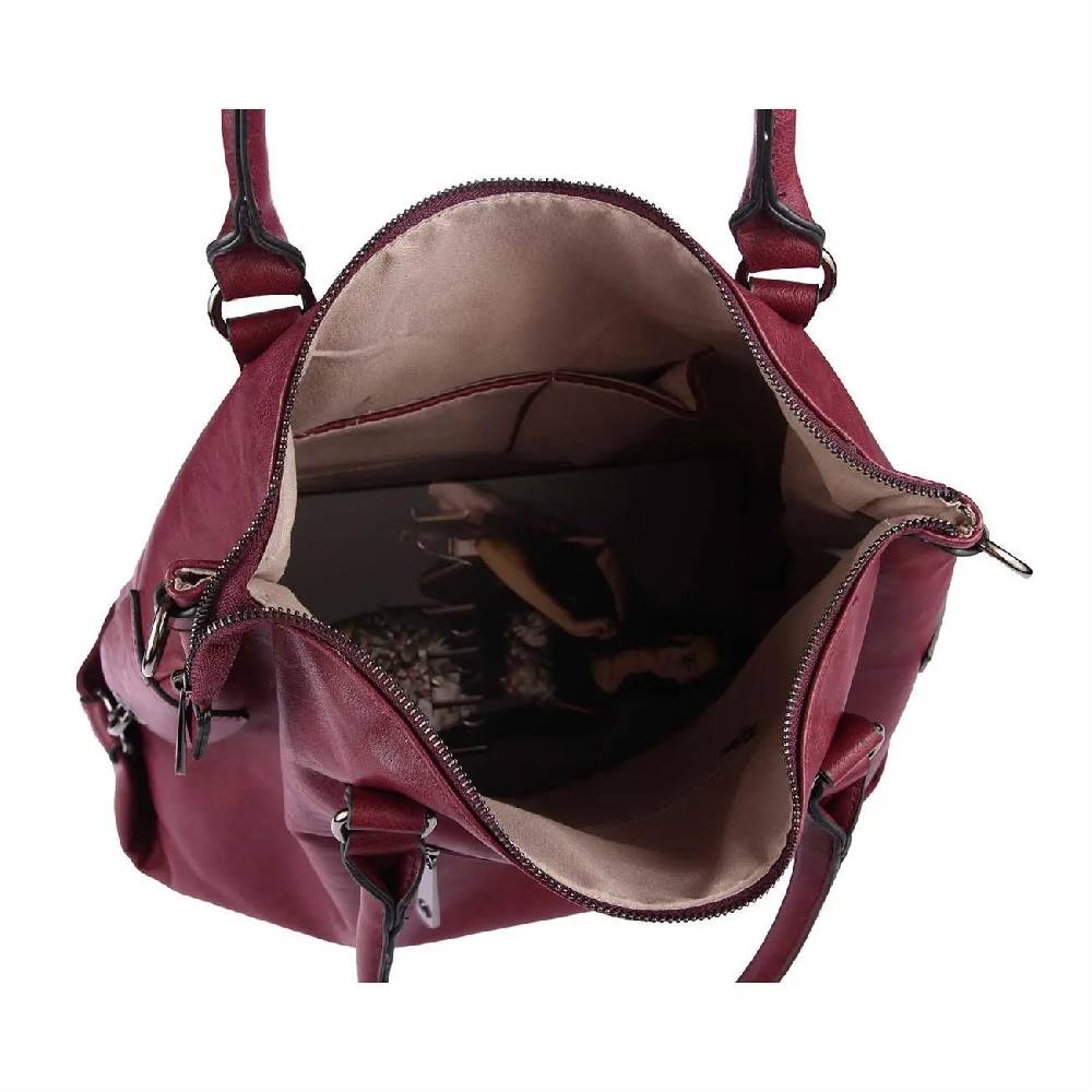 OBC ital-design DAMEN STERN TASCHE Shopper XXL DIN-A4 Handtasche Schultertasche Beuteltasche Henkeltasche CrossOver Umhängetasche Kostenlose Rückgabe