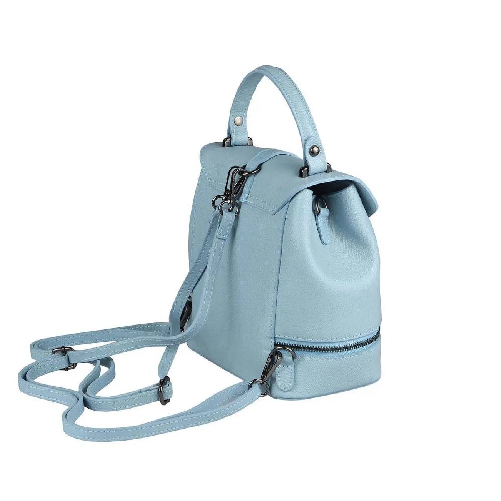 OBC MADE IN ITALY 2in1 DAMEN Echt LEDER TASCHE RUCKSACK Schultertasche Handtasche Umhängetasche Ledertasche Lederrucksack CrossOver Daypack Backpack JETZT KAUFEN