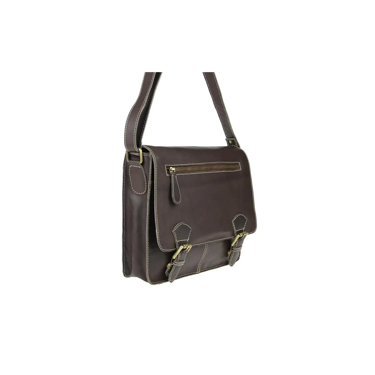 Unisex Bubalus WasserBüffel Büffelleder Vintage Retro Style Leder Tasche Messenger Bag Sonderangebot der Fabrik