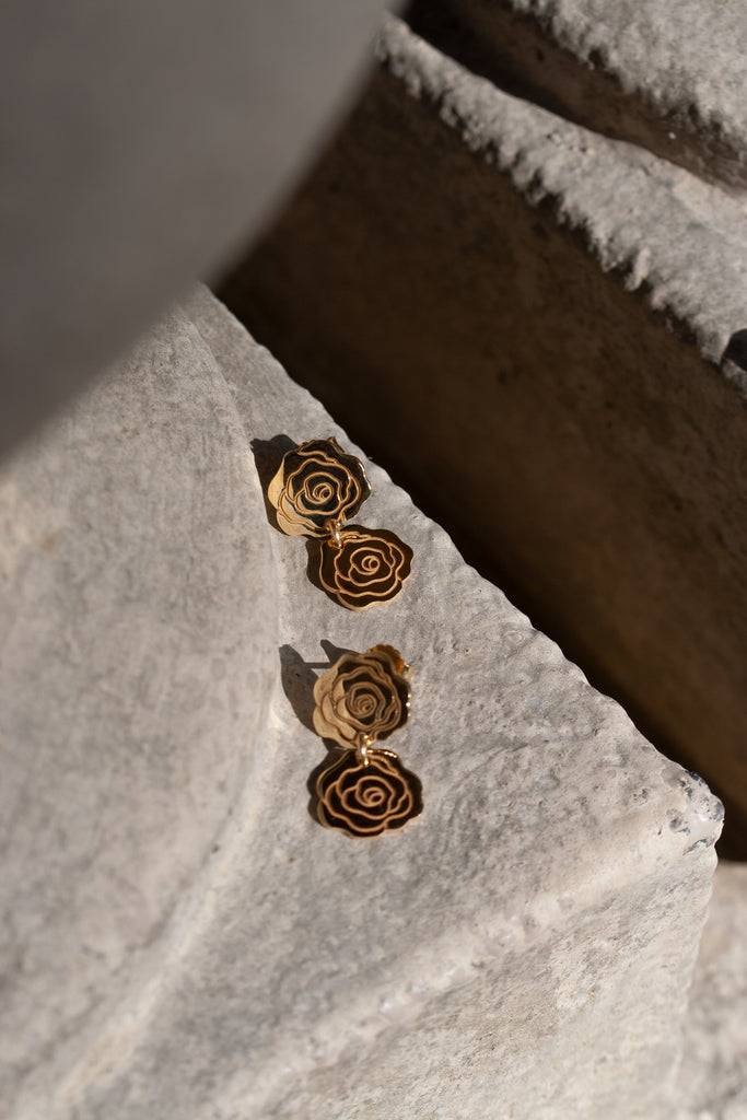 JUKSEREI ROSE DUO EARRINGS JETZT KAUFEN