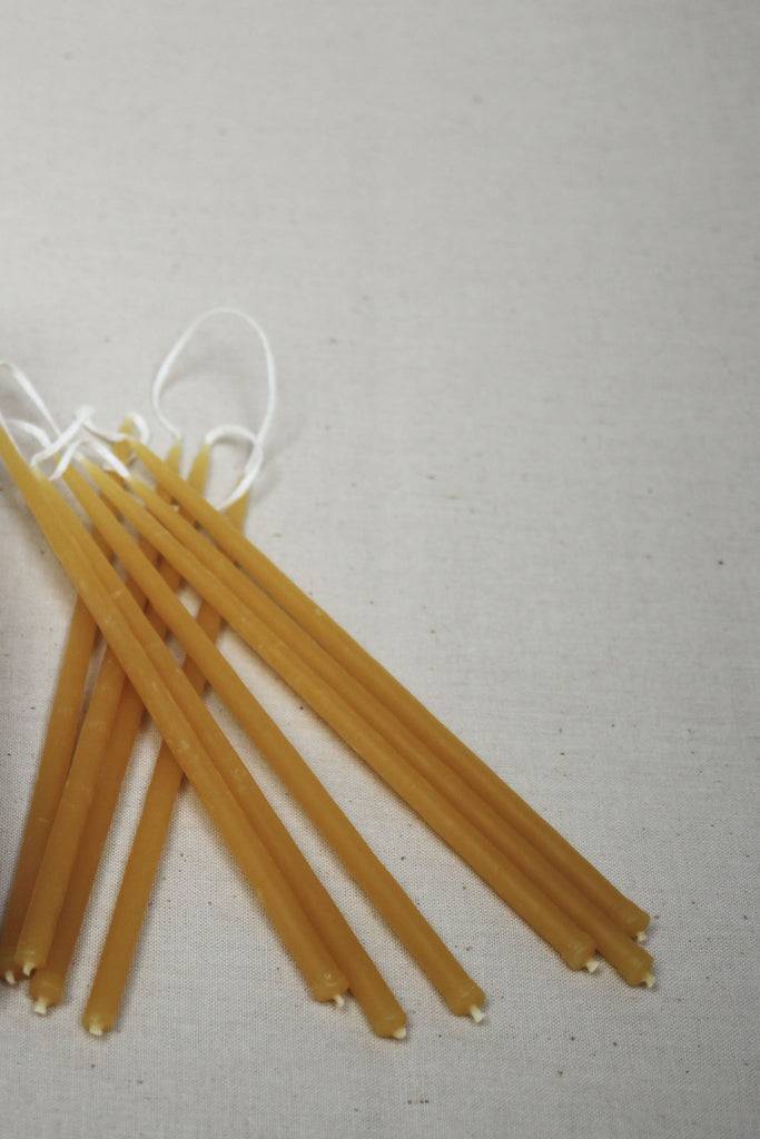 JUKSEREI BISTAD · BEESWAX BIRTHDAY CANDLES 10PAX Fabrikverkauf