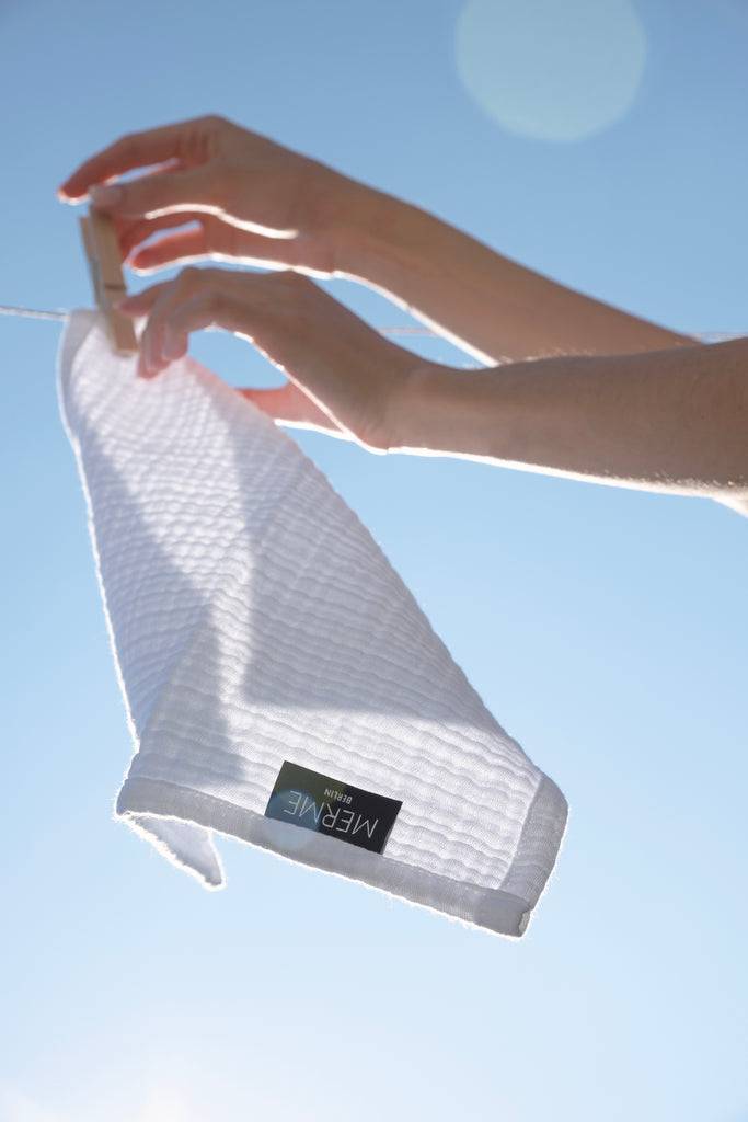 JUKSEREI MERME · FACIAL MUSLIN CLOTHS 3PAX Wochenangebot