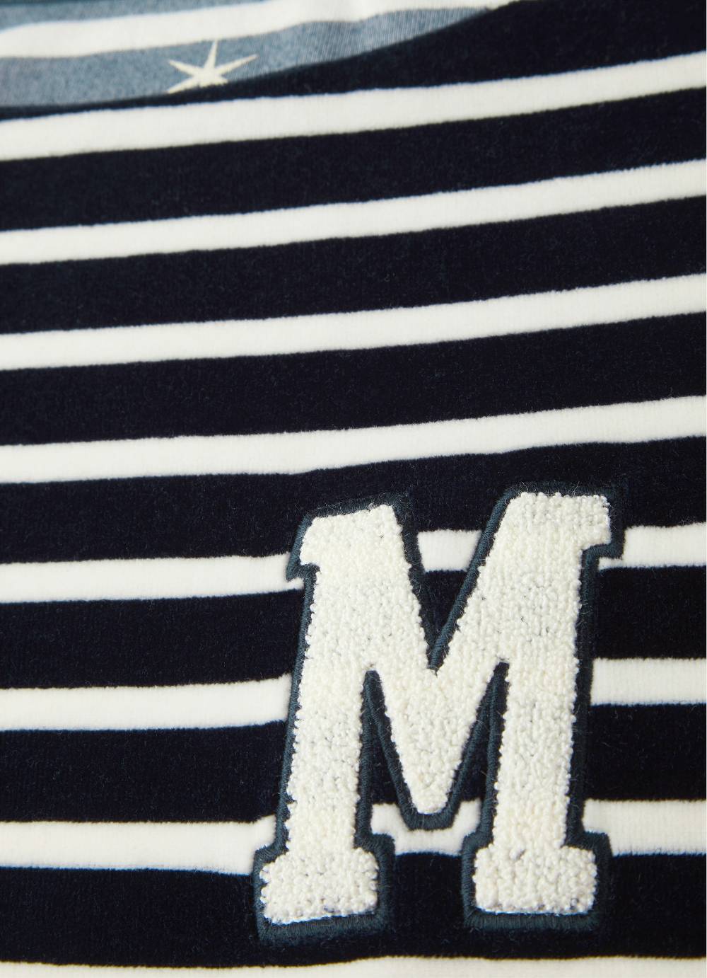 Juvia Monaco Baby Sweater Velvet Striped 2025