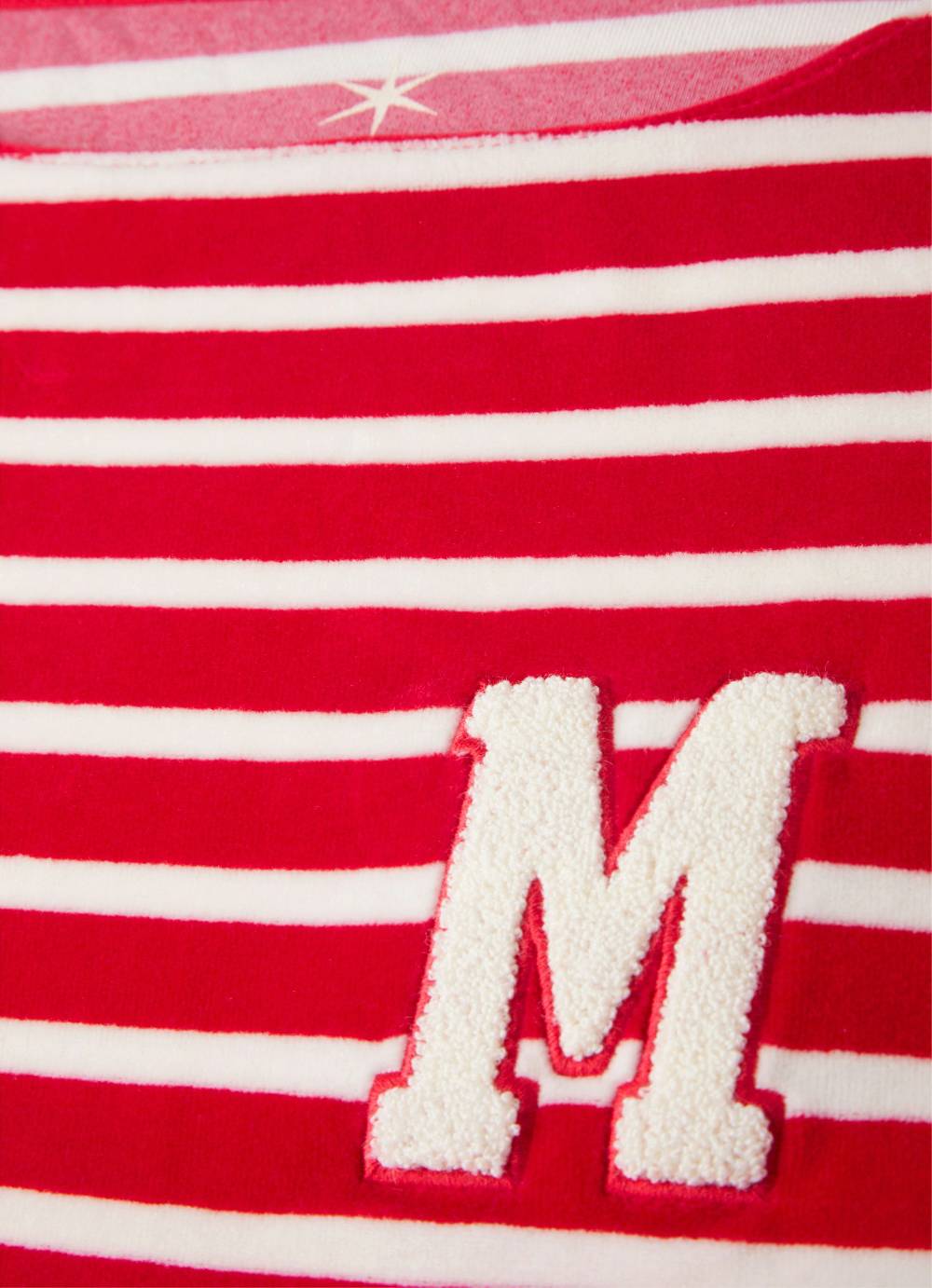 Juvia Monaco Baby Sweater Velvet Striped im Angebot